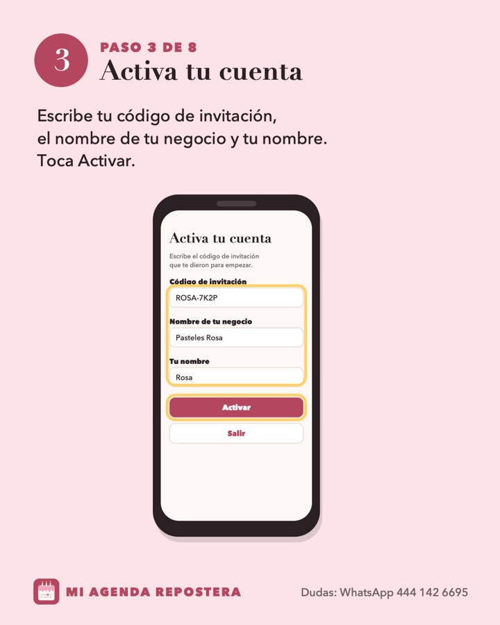 Paso 3: Activa tu cuenta